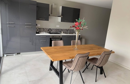 Oye-Plage Apartment | BEL Apartement PMR DE 48 M2 Cuisine Equipee