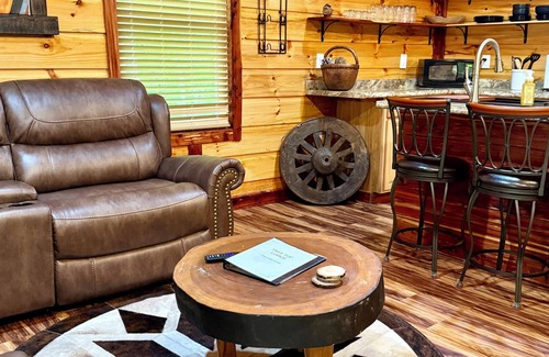 Strunk Cabin | 𝐁𝐢𝐠 𝐒𝐨𝐮𝐭𝐡 𝐅𝐨𝐫𝐤 Retreat! Excellent Location Private WIFI~ All NEW 𝐓𝐫𝐞𝐞 𝐓𝐨𝐩 𝐋𝐨𝐝𝐠𝐞!