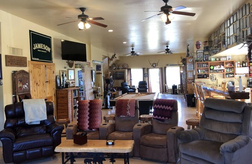 Stevensville Condo | Bitterroot Man Cave Getaway