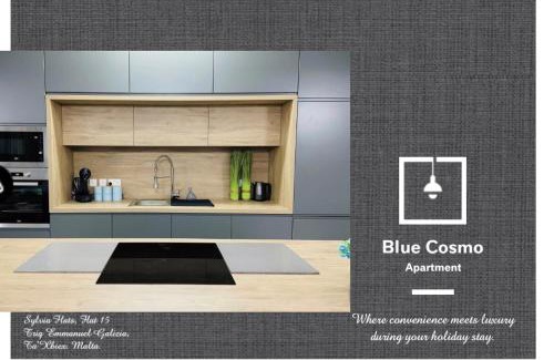Ta' Xbiex Apartment | Blue Cosmo Apartment