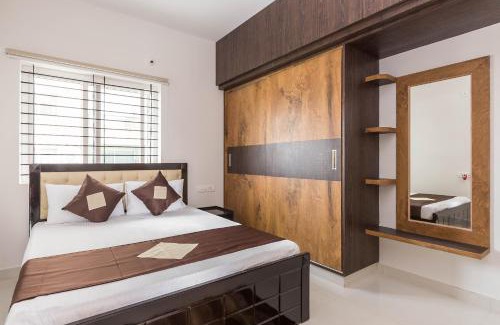 Sector 2 Apartment | BluO 1BHK City Centre HSR Layout - Balcony, Terrace Garden