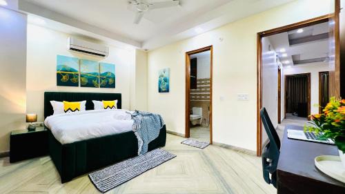 New Delhi Apartment | BluO Modern 3BHK Rohini -Balcony, Lift , Parking