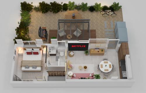 Montbrelloz Apartment | Bohème - Home cinéma, Terrasse, Parking & Proche Lac
