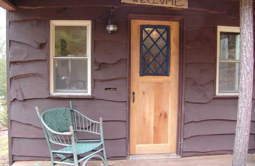 Pittsfield Cabin | Bower Cabin- Cabin in woods on a remote pond, Romantic getaway, Green living!
