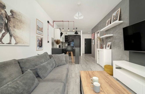 Srodmiescie Apartment | bp. Tomasza Pierwszego 10 | Cosy Apartment | Desk