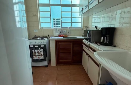 Tenorio Apartment | Praia Grande - Right on the sand (30 meters from the shore)