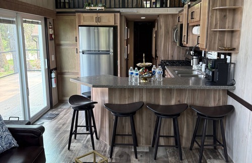 Portage House | Brand New Park Model on Lake Minnehaha with gorgeous view of water. Sleeps 8