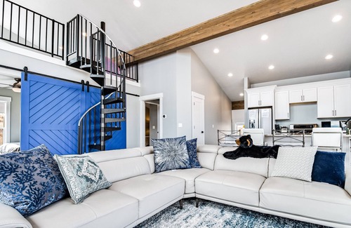 Fish Haven House | Brand New Retreat W/Stunning Lake Views, Furnished Deck, Game Room & Loft