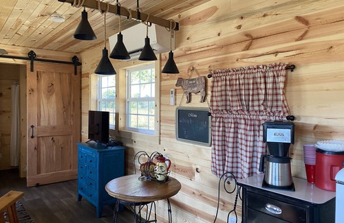 Pomona Cabin | Brand new tiny cabin located on farm. Near rivers, trailsheads & national forest