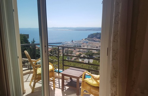 Lazaret Villa | Breath-taking Seaview, 5 Bedroom villa, private pool, overlooking port of Nice .