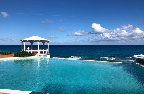 Stella Maris Villa | Breathtaking panoramic ocean view from stunning open, airy villa with huge pool