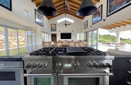 Culebra Pueblo House | Breathtaking views of Las Pelas Bay in this luxury newly built home.