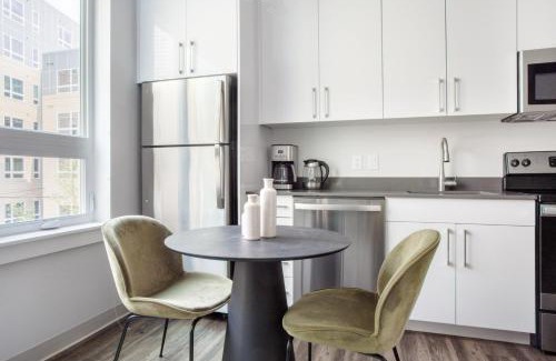 St. Elizabeth's Apartment | Brighton Studio w WD Gym nr T Shops Dining BOS-432