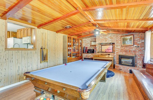 Burney Cottage | Burney Cottage w/Game Room: Walk to Town!