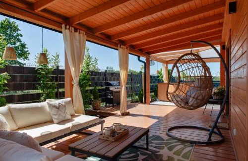 Lubniewice Villa | Całoroczny Domek Boho Lubniewice jezioro jacuzzi
