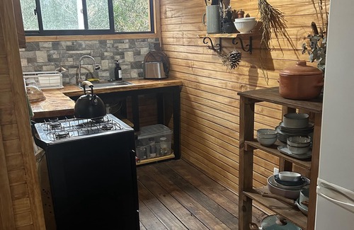Oceania del Polonio Cabin | Cabaña de la Tierra, en el Bosque de Oceania del Polonio
