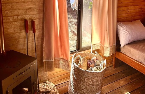 Oceania del Polonio Cabin | Cabaña de la Tierra, en el Bosque de Oceania del Polonio
