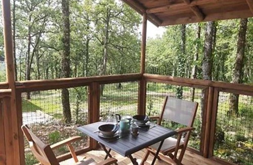 Saint-Cirq-Lapopie Cabin | Cabane 3 étoiles - Piscine - efchca