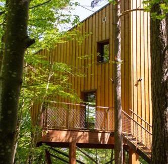 La Bastide-Puylaurent House | Cabane insolite dans les cevennes - les sous-bois de la bastide