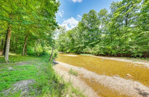 Golden House | Cabin on 23 Acres with Creek Access in Broken Bow