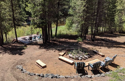 Crescent Cabin | Cabin On Crescent Creek, Hot tub, Endless trails, bring horses, we have corrals!