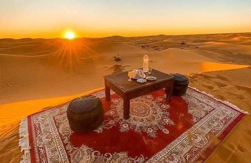 Merzouga Cabin | Camel trek bivouac in Merzouga