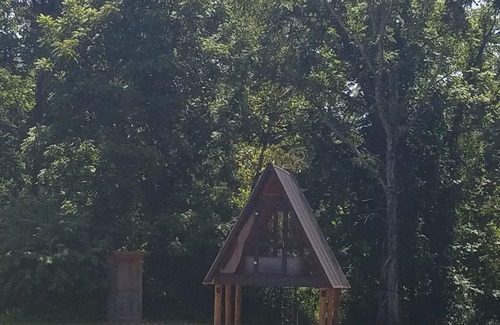 Thurmond Cabin | Camp under Blue Ridge Mtn sky river A Frame Cabin