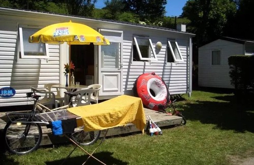 Salles-Curan House | Camping Beau Rivage* - Sweet Coco Tent 3 Rooms 4 People
