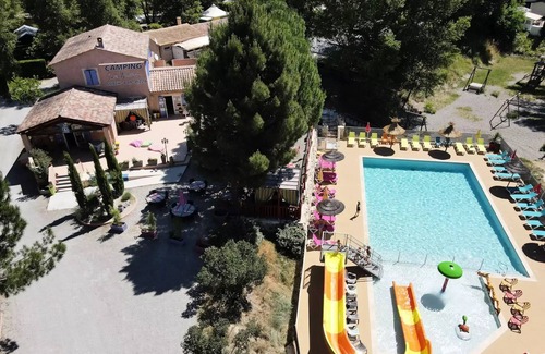 Saint Maime House | Camping Flower La Rivière * - Lodge on Stilts Comfort + 3 rooms 4/5 people Without Sanitary