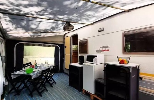 Annot Cabin | Camping La Ribière* - Caravan 2 rooms 4 people Without Sanitary