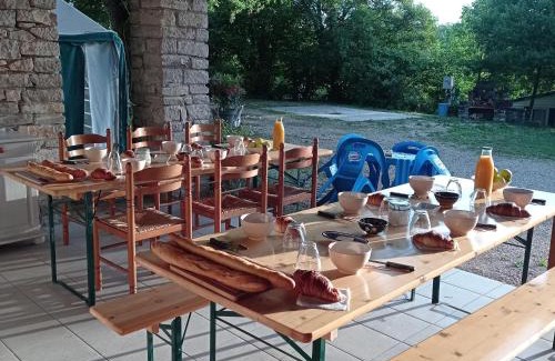 Limogne-en-Quercy Other | CAMPING LE BEL AIR tente insolite Sibley's 4 personnes-LE ROMARIN