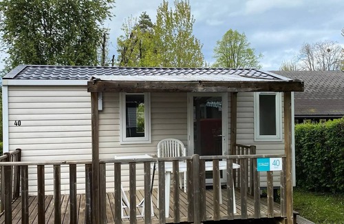 Pont-de-Poitte House | Camping Les Pêcheurs* - Mobile Home Venus 3 Rooms 4 People