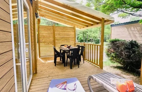 Messery House | Camping maeva Escapades Relais du Léman * - Premium Mobile Home 4 Rooms 6 People Air Conditioned + TV