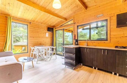 La Salle-en-Beaumont Ski Chalet | Campsite Le Champ Long * - Cottage + spa 5 people
