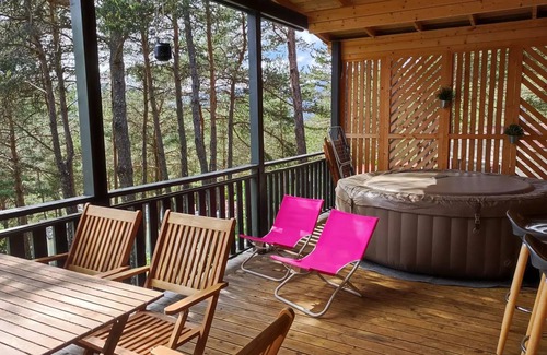 La Salle-en-Beaumont Ski Chalet | Campsite Le Champ Long * - Cottage + spa 5 people