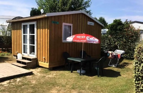 Quettehou House | Campsite Le Rivage* - Bungalow Tit home Wood 3 Rooms 4 People Without Sanitary