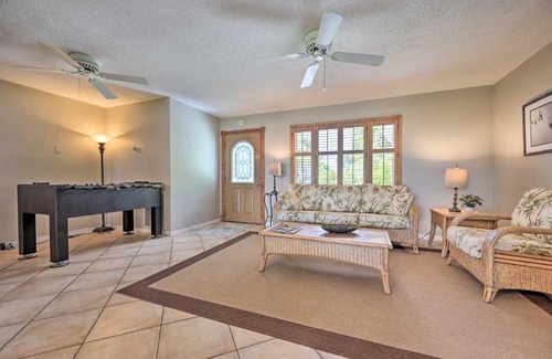 Flor-a-mar House | Canalfront New Port Richey Home with Boat Dock!
