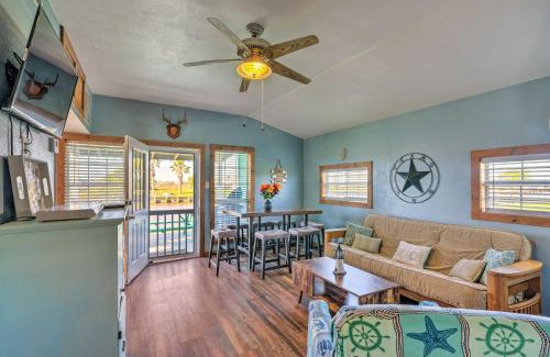 Cedar Lane House | Canalfront Sargent Cabin with Patio 1 Mi to Beach!
