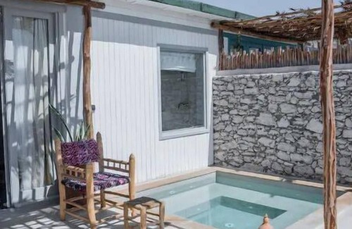 District of Sidi Youssef Ben Ali Cottage | CapSimBay white beach cabin with private pool- beachfront