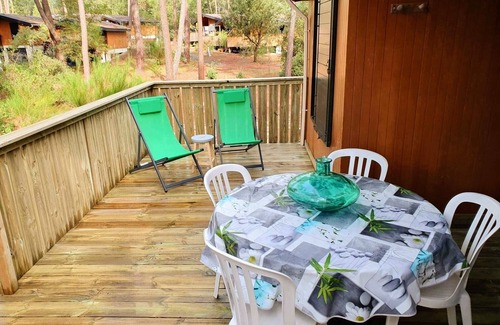 Carcans Ski Chalet | Carcans Maubuisson: Pretty Nice Apartment Overlooking Park