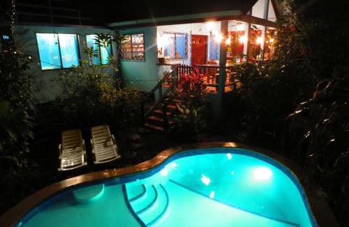 Pavones House | Casa Azul with Private Pool - Tropical Oasis - WiFi-AC-Bikes-Surfboards- Walk to point