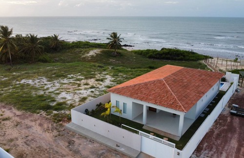 Touros House | Casa Beira Mar com Piscina, Churrasqueira - Praia de Touros - RN - Petfriendly