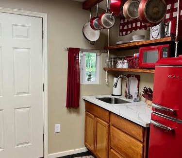Montgomery House | Casita with Swimming Pond & Sand Volleyball Access