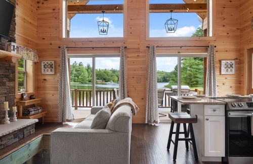 West Oneonta Cabin | Catskills Over Water Bungalow on Lake Albanese!