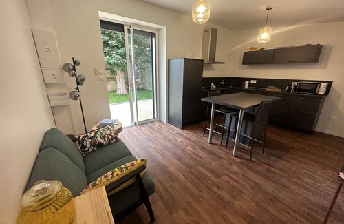 Moulins Cottage | Central Moulins Retreat with Private Terrace and Modern Comforts
