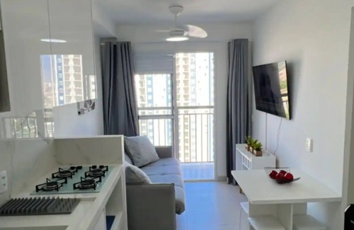 Panamby Apartment | Chácara Santo Antônio 1 Dormitório com Sacada