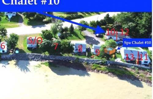 Cap-Saint-Ignace Ski Chalet | Chalet #10 - Spa with river view & Fireplace