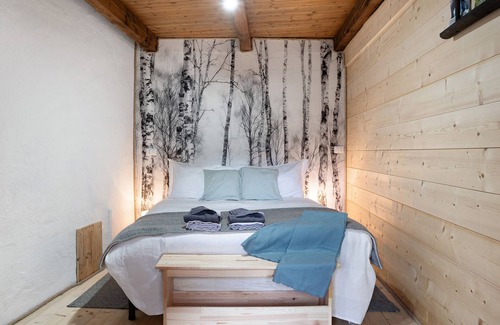 Venasca Ski Chalet | Chalet "Betulla" with Mountain View, Balcony & Wi-Fi