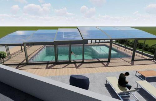 Hasparren Ski Chalet | Chalet Eguzkitsua 3 étoiles avec piscine et barbecue - pays basque -