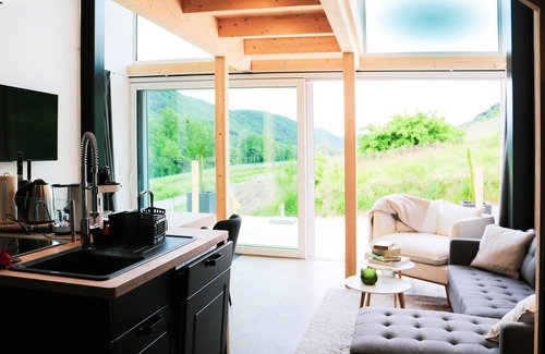 Pommern House | Chalet "Mitte" - up to 2 pers. Design vacation home with private sauna.